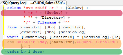 What is in each changeset?