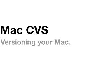 Mac CVS X.