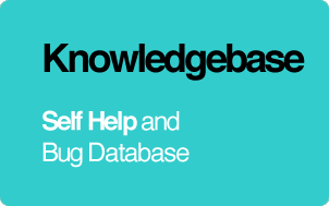Knowledgebase: Self Help and Bug Database.